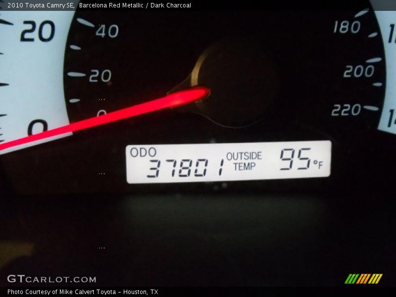 Barcelona Red Metallic / Dark Charcoal 2010 Toyota Camry SE