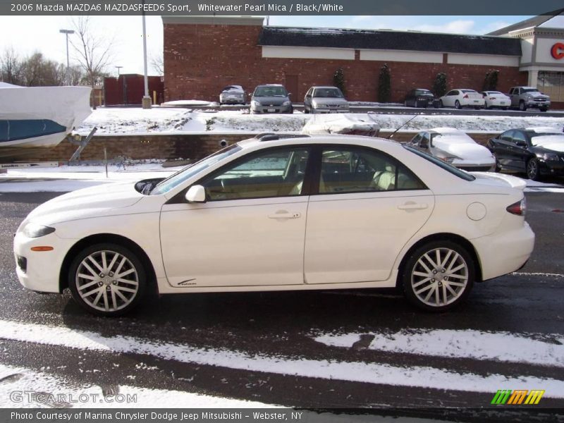 Whitewater Pearl Mica / Black/White 2006 Mazda MAZDA6 MAZDASPEED6 Sport
