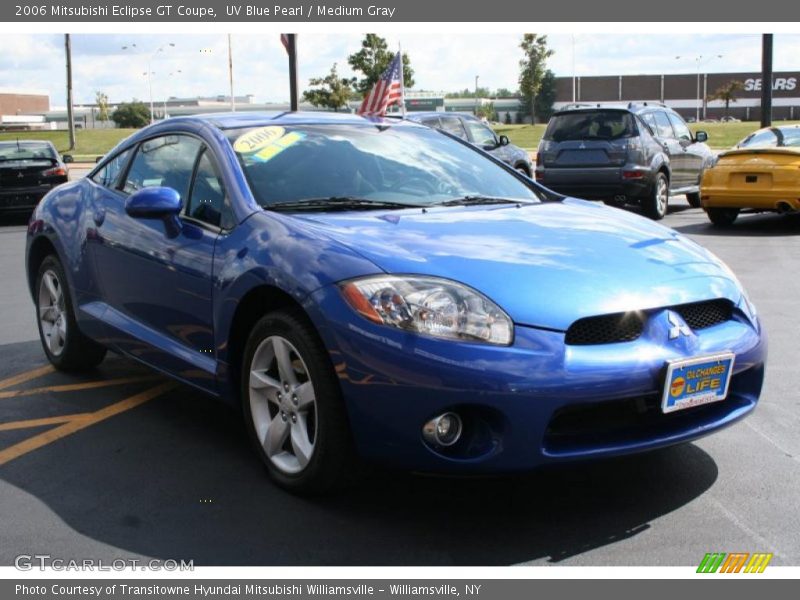 UV Blue Pearl / Medium Gray 2006 Mitsubishi Eclipse GT Coupe