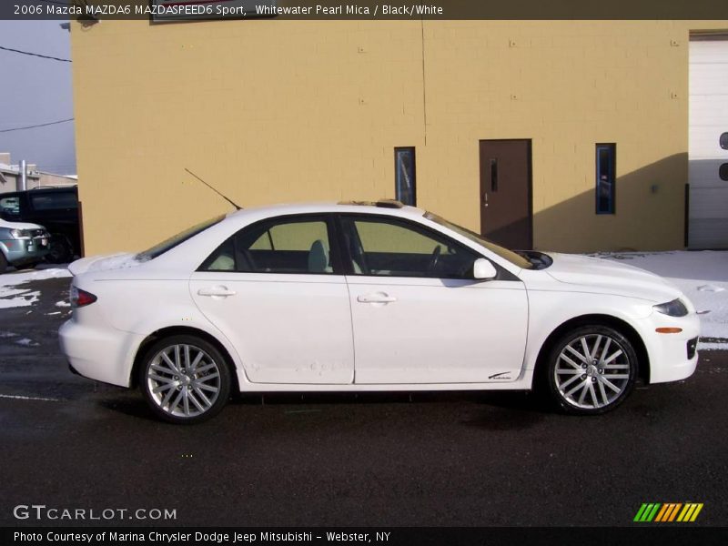 Whitewater Pearl Mica / Black/White 2006 Mazda MAZDA6 MAZDASPEED6 Sport