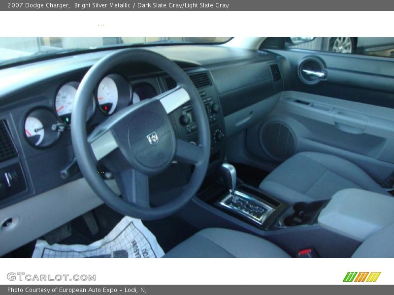 Bright Silver Metallic / Dark Slate Gray/Light Slate Gray 2007 Dodge Charger