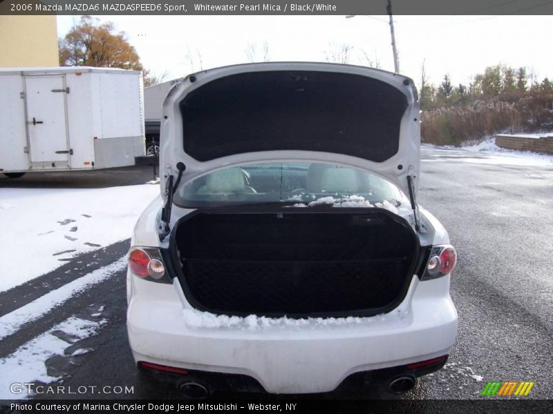 Whitewater Pearl Mica / Black/White 2006 Mazda MAZDA6 MAZDASPEED6 Sport
