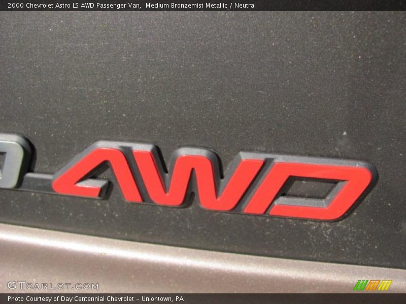 Medium Bronzemist Metallic / Neutral 2000 Chevrolet Astro LS AWD Passenger Van