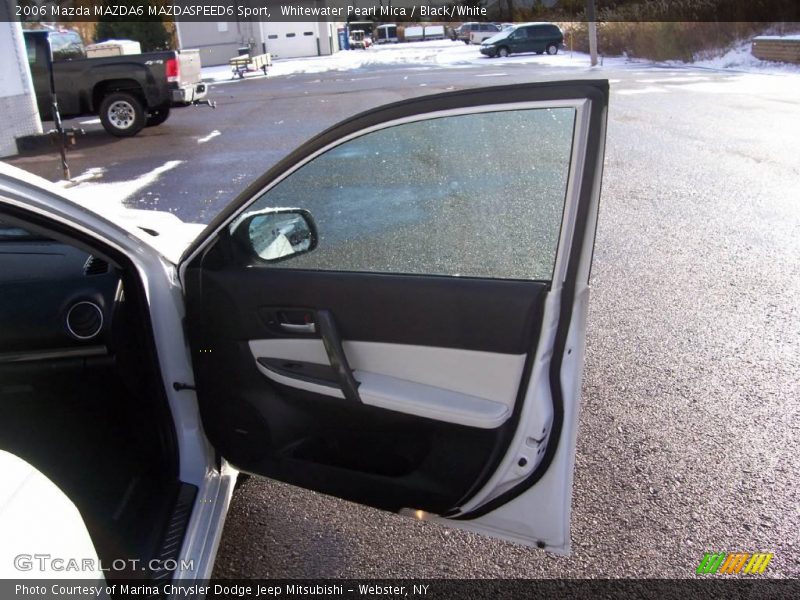Whitewater Pearl Mica / Black/White 2006 Mazda MAZDA6 MAZDASPEED6 Sport