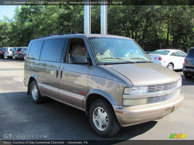 Medium Bronzemist Metallic / Neutral 2000 Chevrolet Astro LS AWD Passenger Van