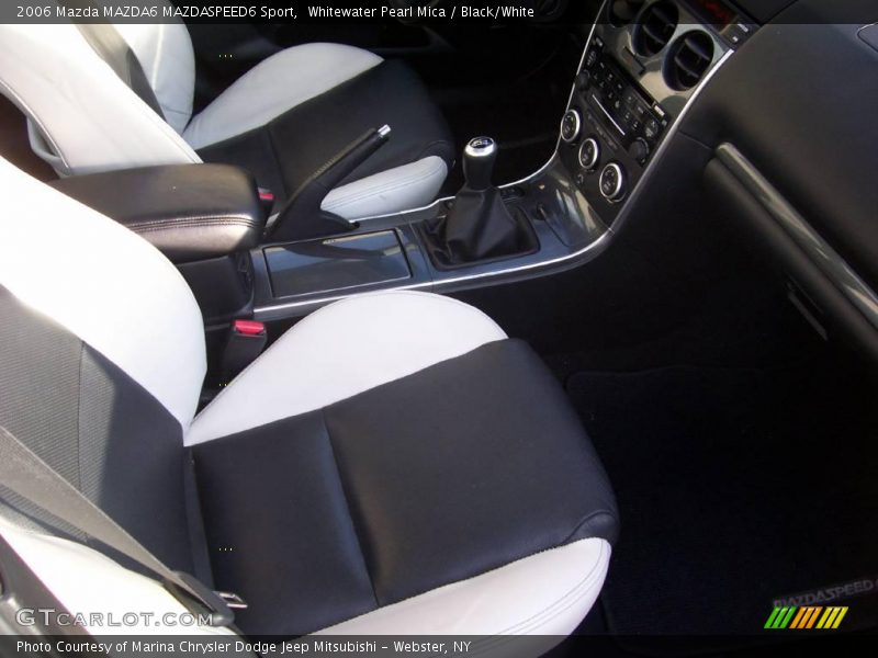 Whitewater Pearl Mica / Black/White 2006 Mazda MAZDA6 MAZDASPEED6 Sport
