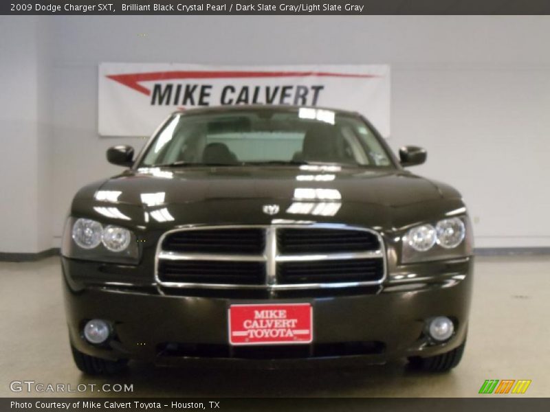 Brilliant Black Crystal Pearl / Dark Slate Gray/Light Slate Gray 2009 Dodge Charger SXT