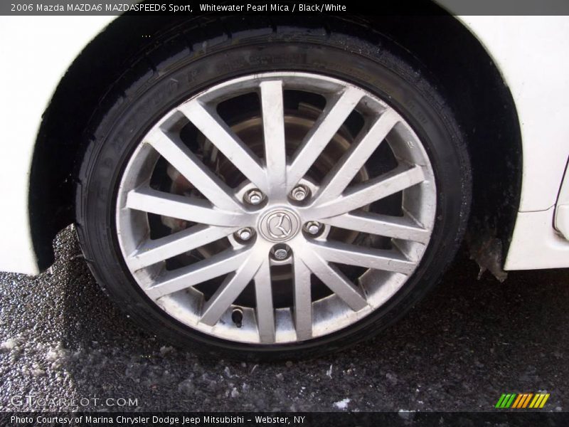 Whitewater Pearl Mica / Black/White 2006 Mazda MAZDA6 MAZDASPEED6 Sport