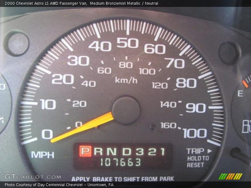 Medium Bronzemist Metallic / Neutral 2000 Chevrolet Astro LS AWD Passenger Van