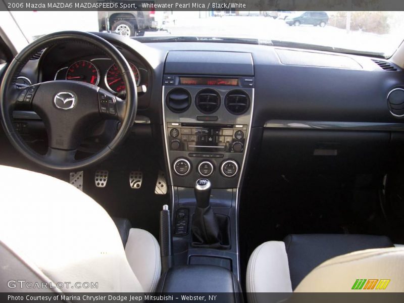 Whitewater Pearl Mica / Black/White 2006 Mazda MAZDA6 MAZDASPEED6 Sport