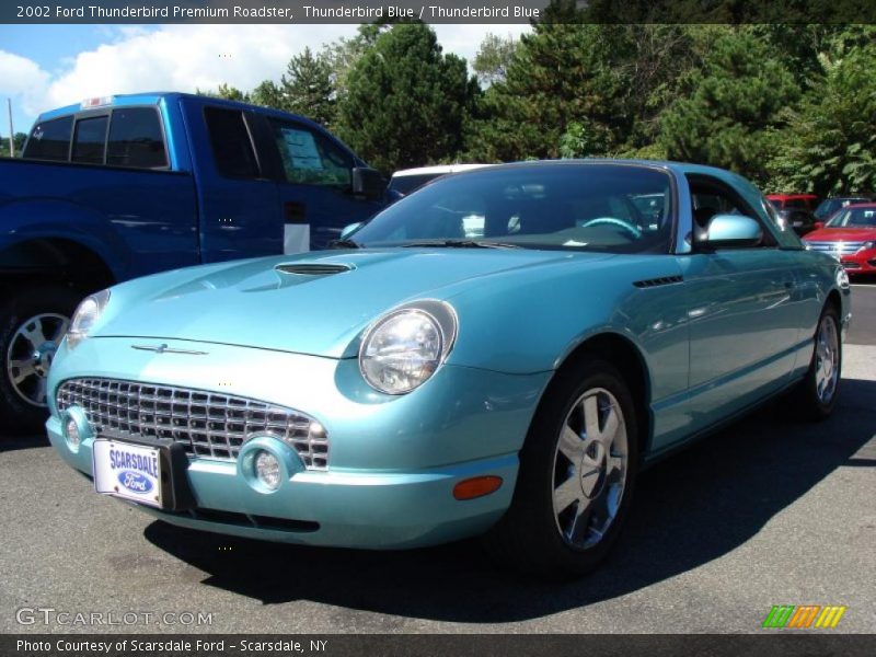 Thunderbird Blue / Thunderbird Blue 2002 Ford Thunderbird Premium Roadster