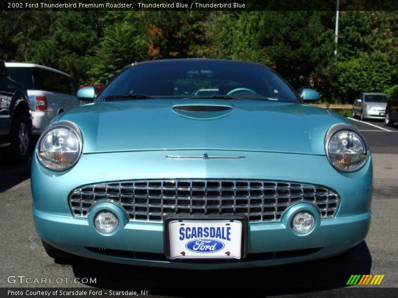 Thunderbird Blue / Thunderbird Blue 2002 Ford Thunderbird Premium Roadster