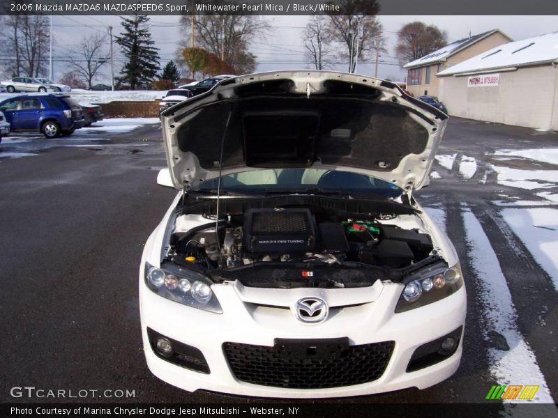 Whitewater Pearl Mica / Black/White 2006 Mazda MAZDA6 MAZDASPEED6 Sport