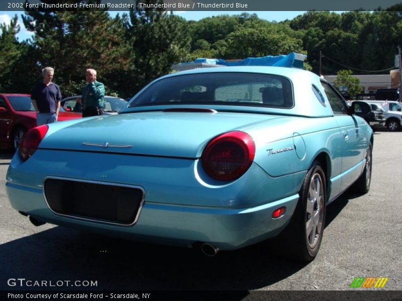 Thunderbird Blue / Thunderbird Blue 2002 Ford Thunderbird Premium Roadster