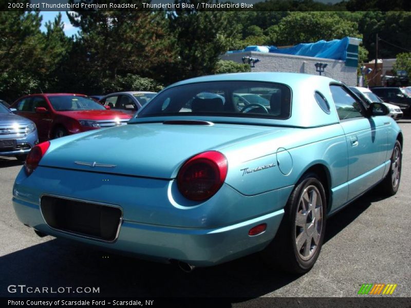 Thunderbird Blue / Thunderbird Blue 2002 Ford Thunderbird Premium Roadster