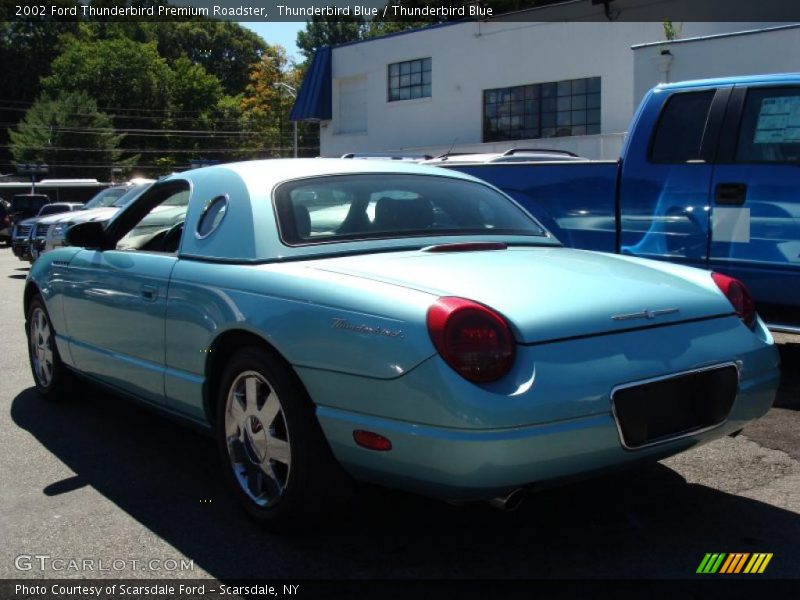 Thunderbird Blue / Thunderbird Blue 2002 Ford Thunderbird Premium Roadster