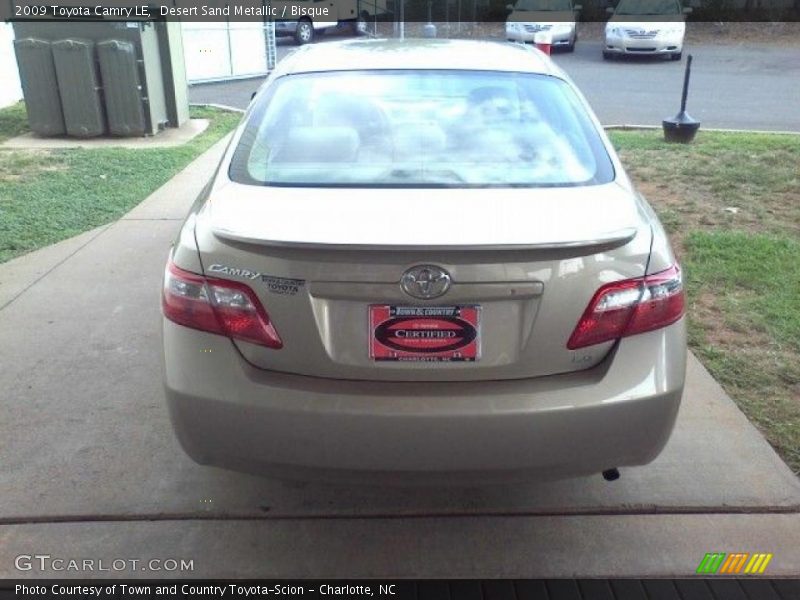 Desert Sand Metallic / Bisque 2009 Toyota Camry LE