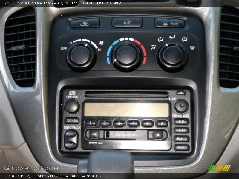Millennium Silver Metallic / Gray 2002 Toyota Highlander V6 4WD