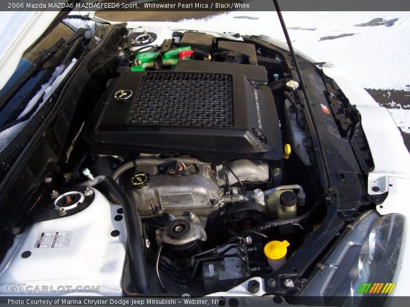 Whitewater Pearl Mica / Black/White 2006 Mazda MAZDA6 MAZDASPEED6 Sport