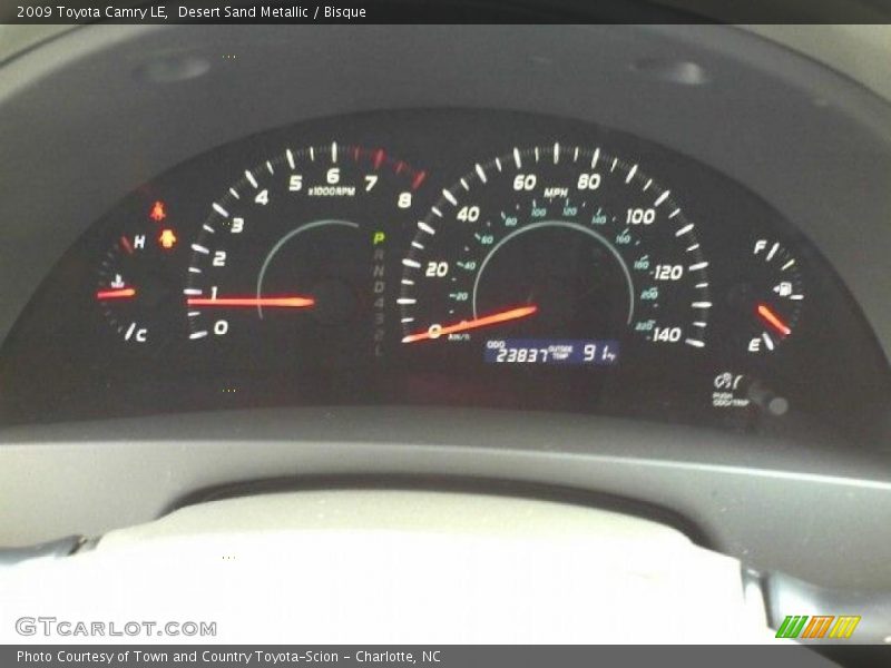 Desert Sand Metallic / Bisque 2009 Toyota Camry LE