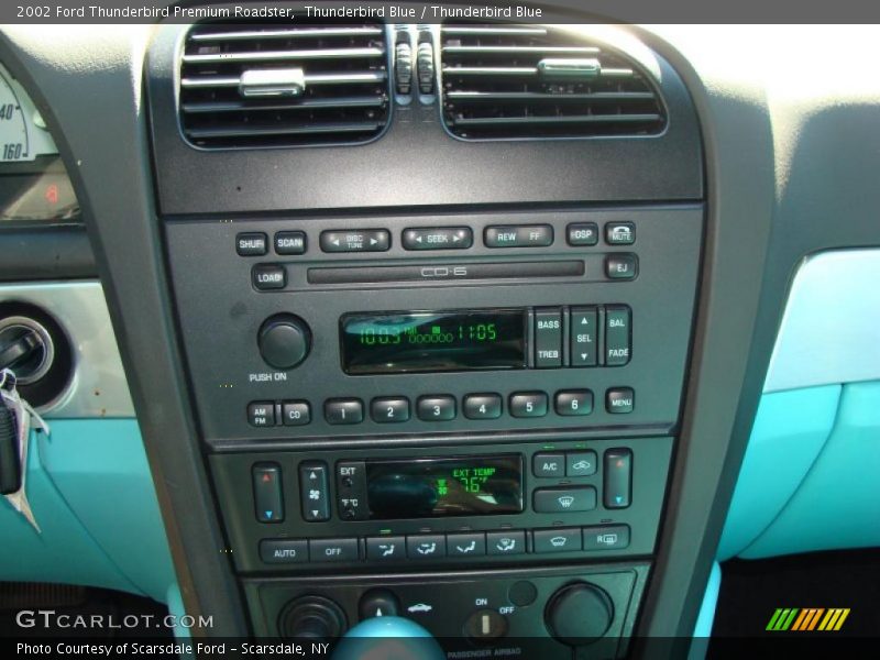 Thunderbird Blue / Thunderbird Blue 2002 Ford Thunderbird Premium Roadster