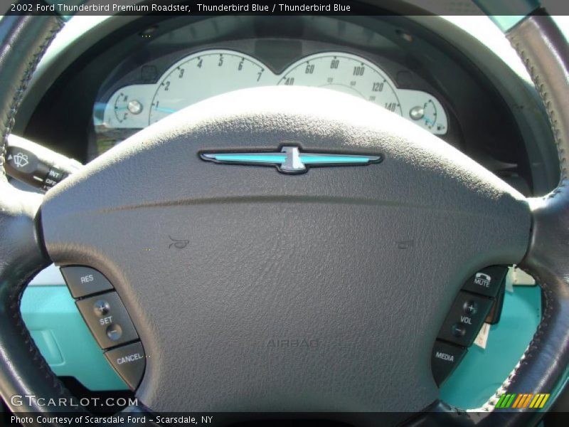 Thunderbird Blue / Thunderbird Blue 2002 Ford Thunderbird Premium Roadster