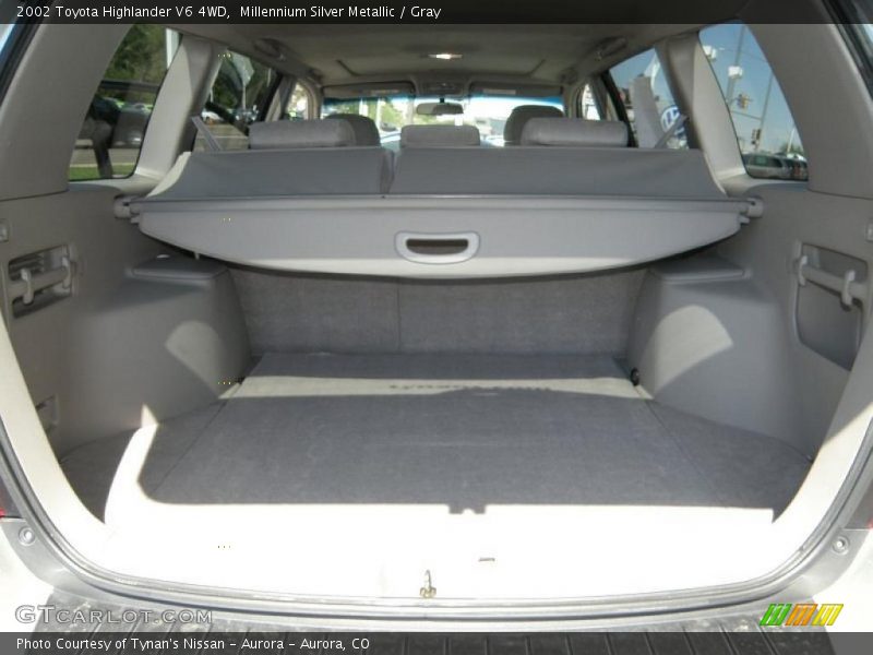 Millennium Silver Metallic / Gray 2002 Toyota Highlander V6 4WD
