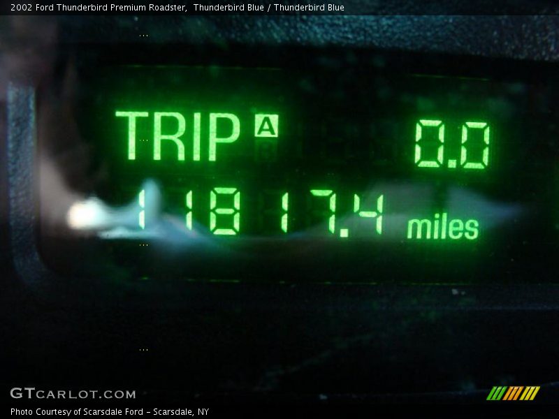 Thunderbird Blue / Thunderbird Blue 2002 Ford Thunderbird Premium Roadster