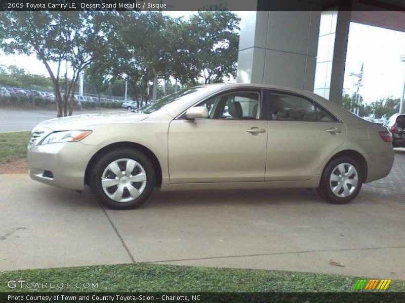 Desert Sand Metallic / Bisque 2009 Toyota Camry LE