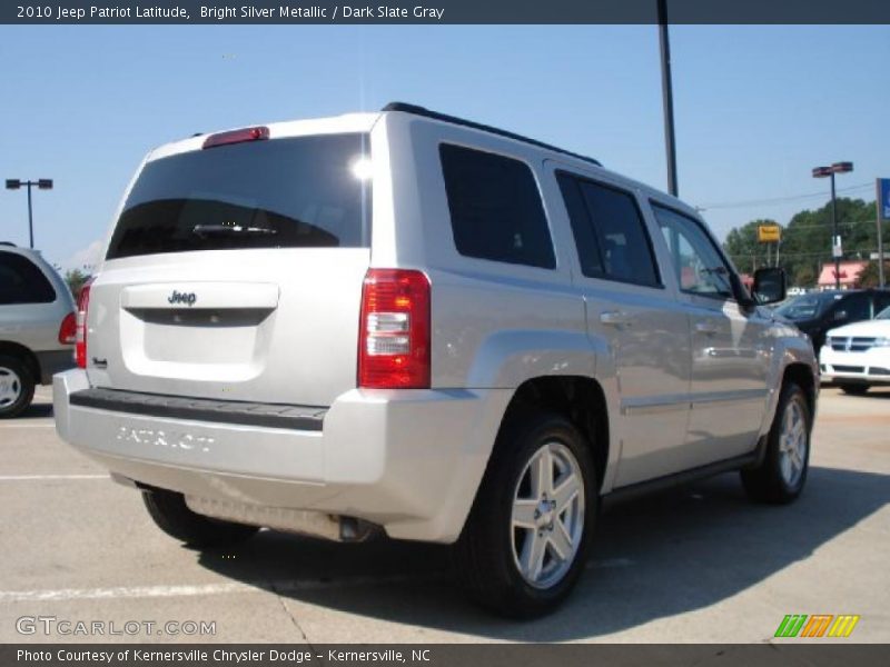 Bright Silver Metallic / Dark Slate Gray 2010 Jeep Patriot Latitude