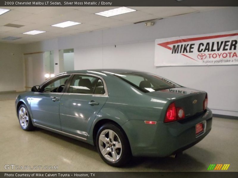 Silver Moss Metallic / Ebony 2009 Chevrolet Malibu LT Sedan