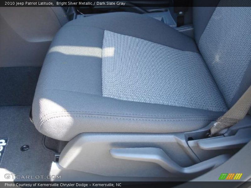 Bright Silver Metallic / Dark Slate Gray 2010 Jeep Patriot Latitude