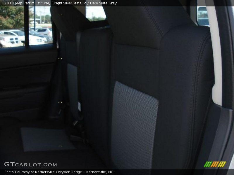 Bright Silver Metallic / Dark Slate Gray 2010 Jeep Patriot Latitude