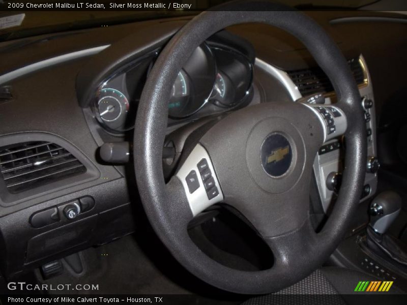 Silver Moss Metallic / Ebony 2009 Chevrolet Malibu LT Sedan