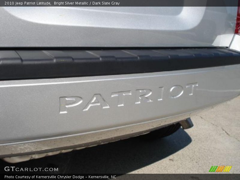 Bright Silver Metallic / Dark Slate Gray 2010 Jeep Patriot Latitude