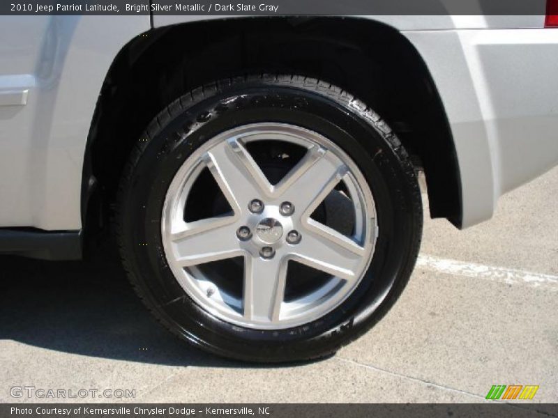 Bright Silver Metallic / Dark Slate Gray 2010 Jeep Patriot Latitude