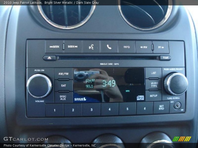 Bright Silver Metallic / Dark Slate Gray 2010 Jeep Patriot Latitude