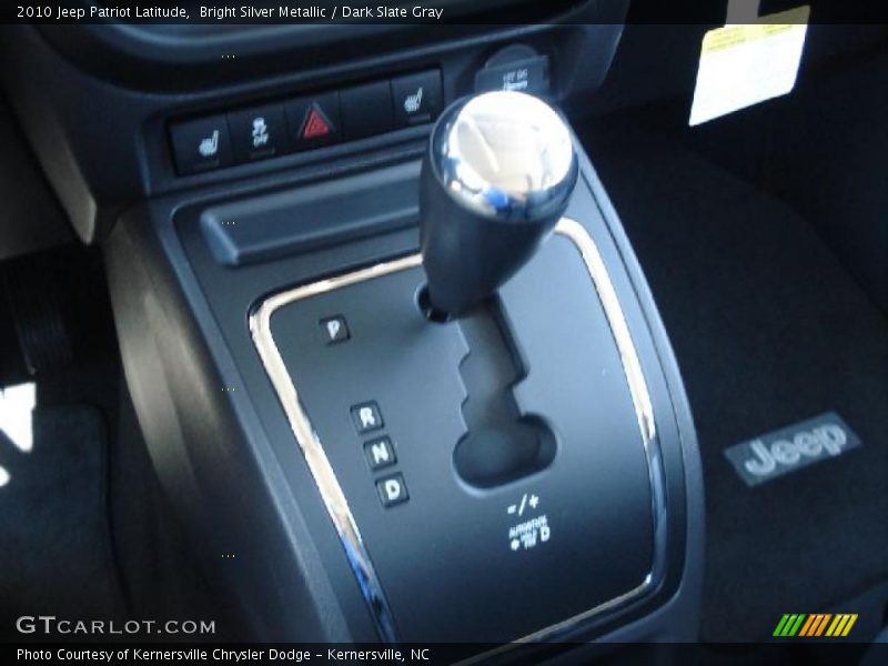 Bright Silver Metallic / Dark Slate Gray 2010 Jeep Patriot Latitude