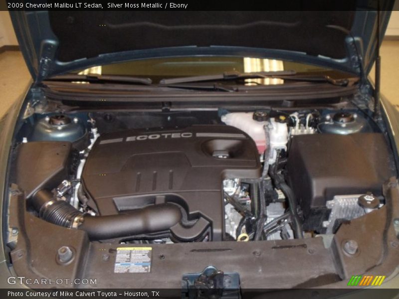 Silver Moss Metallic / Ebony 2009 Chevrolet Malibu LT Sedan