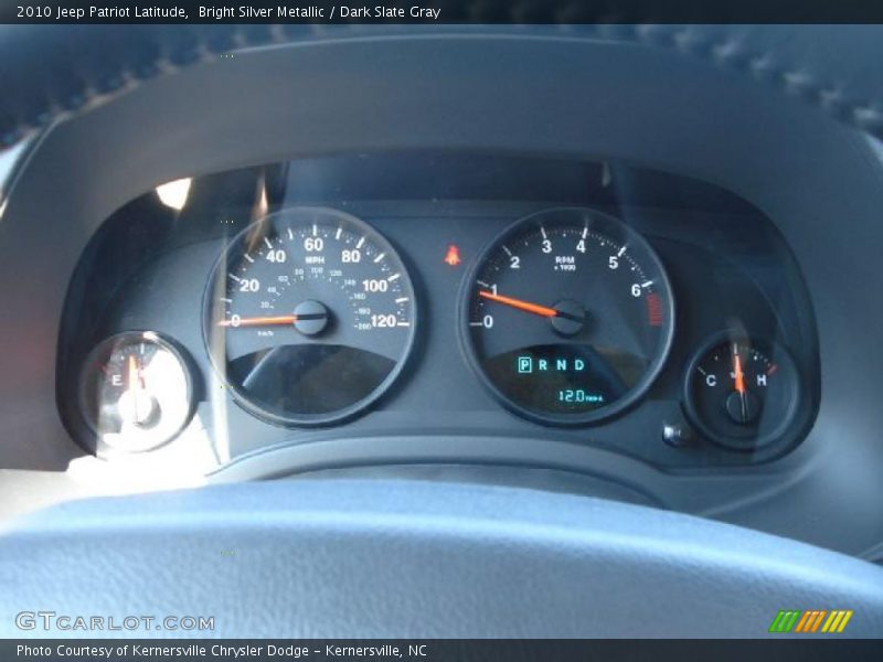 Bright Silver Metallic / Dark Slate Gray 2010 Jeep Patriot Latitude