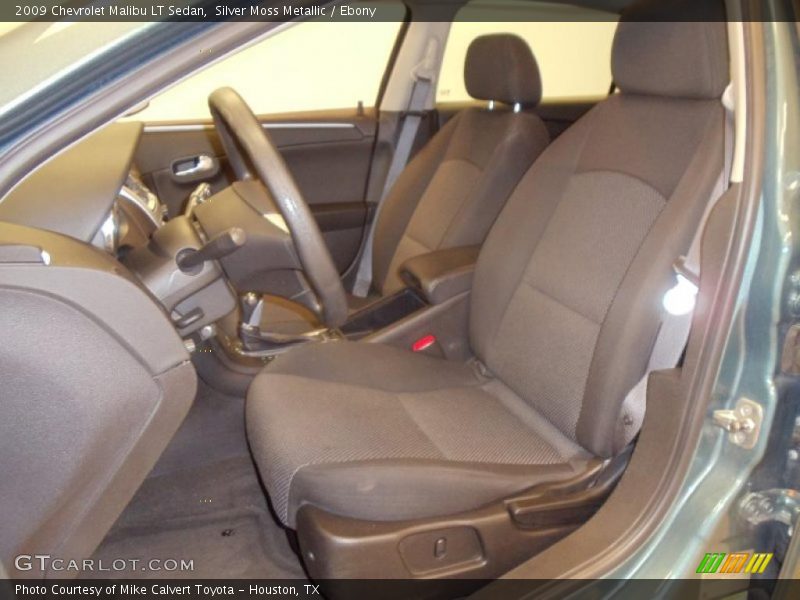 Silver Moss Metallic / Ebony 2009 Chevrolet Malibu LT Sedan