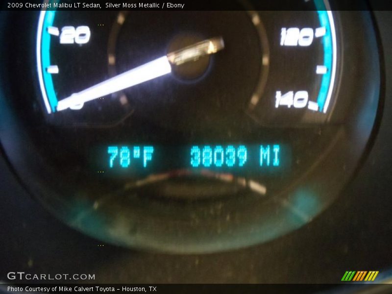 Silver Moss Metallic / Ebony 2009 Chevrolet Malibu LT Sedan