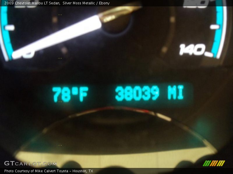 Silver Moss Metallic / Ebony 2009 Chevrolet Malibu LT Sedan
