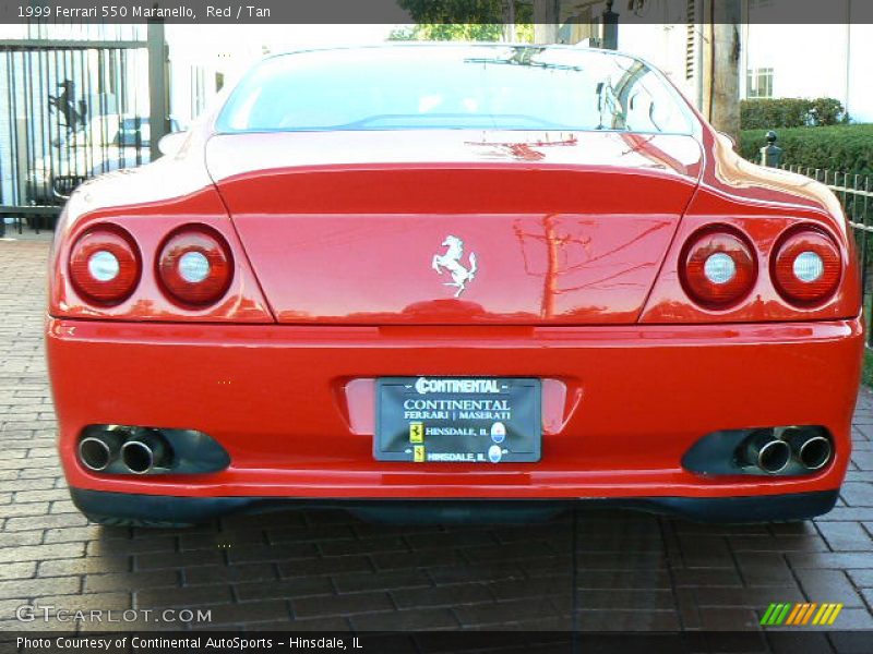 Red / Tan 1999 Ferrari 550 Maranello