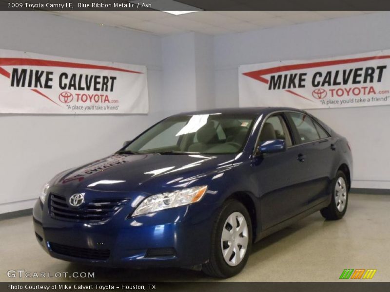 Blue Ribbon Metallic / Ash 2009 Toyota Camry LE
