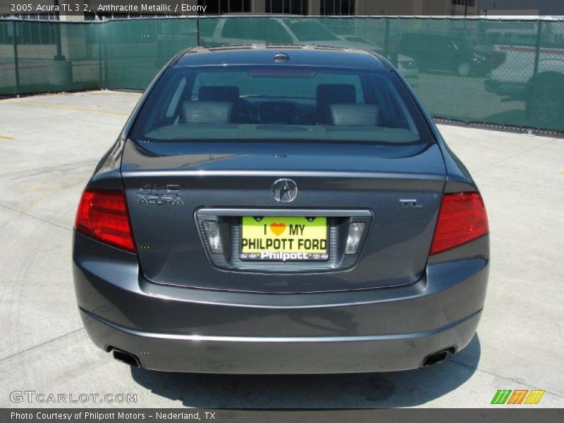 Anthracite Metallic / Ebony 2005 Acura TL 3.2