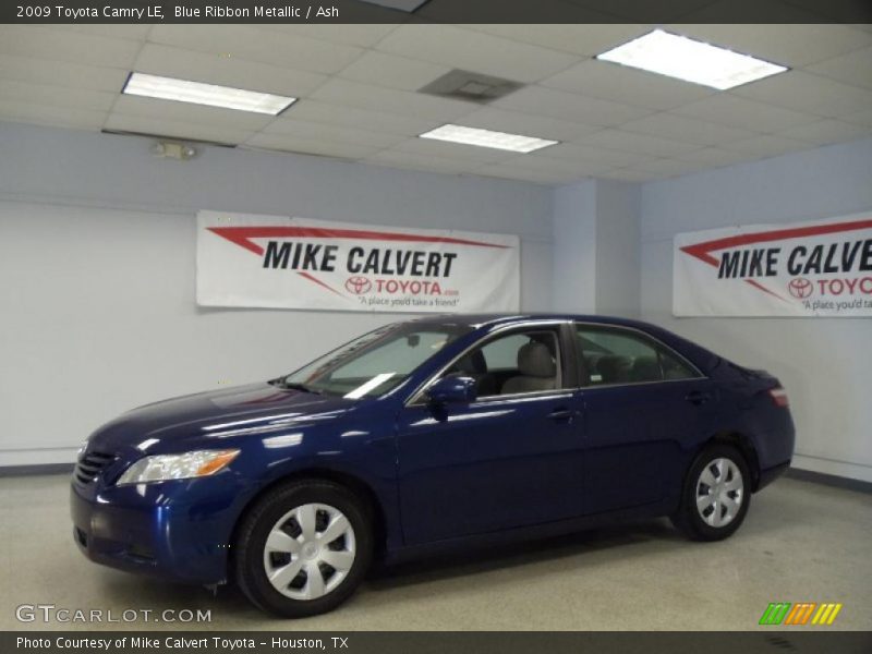 Blue Ribbon Metallic / Ash 2009 Toyota Camry LE