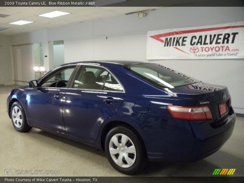 Blue Ribbon Metallic / Ash 2009 Toyota Camry LE