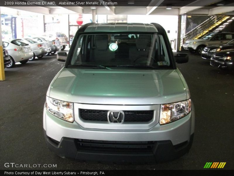 Alabaster Silver Metallic / Titanium 2009 Honda Element EX AWD