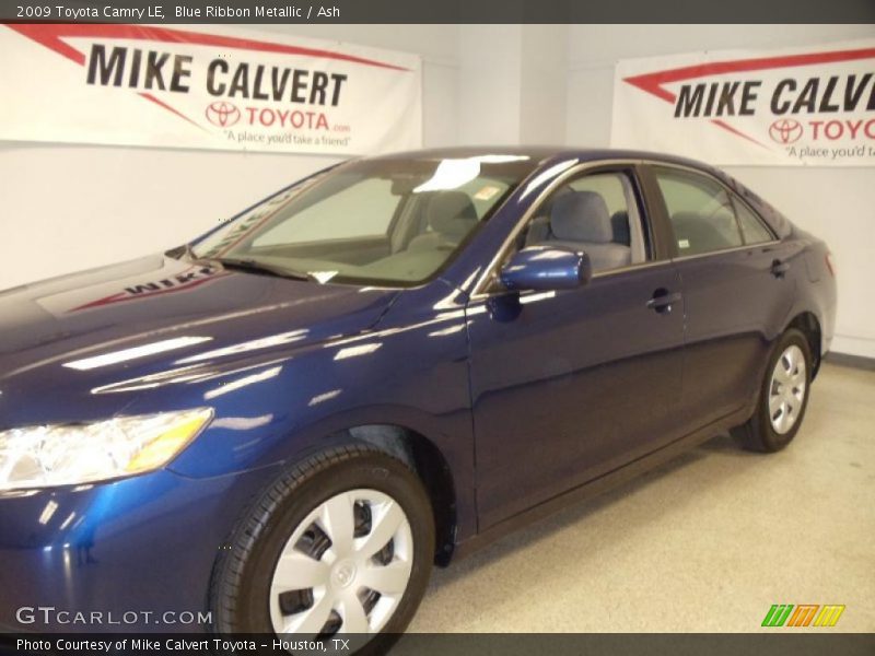Blue Ribbon Metallic / Ash 2009 Toyota Camry LE